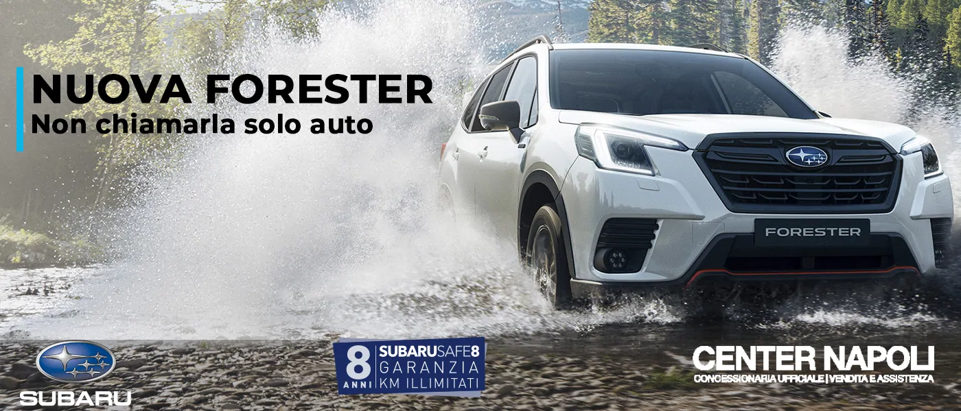 banner Nuova Subaru Forester 2022